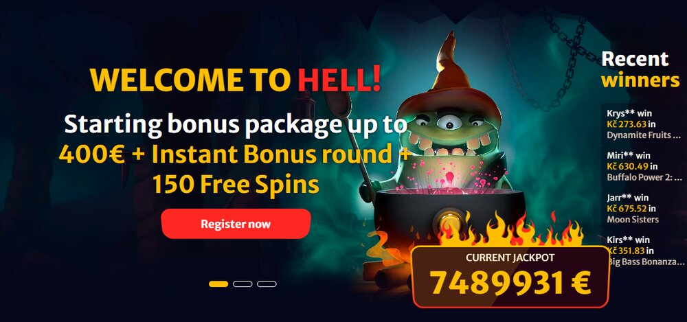 Hell Spin casino HP FI
