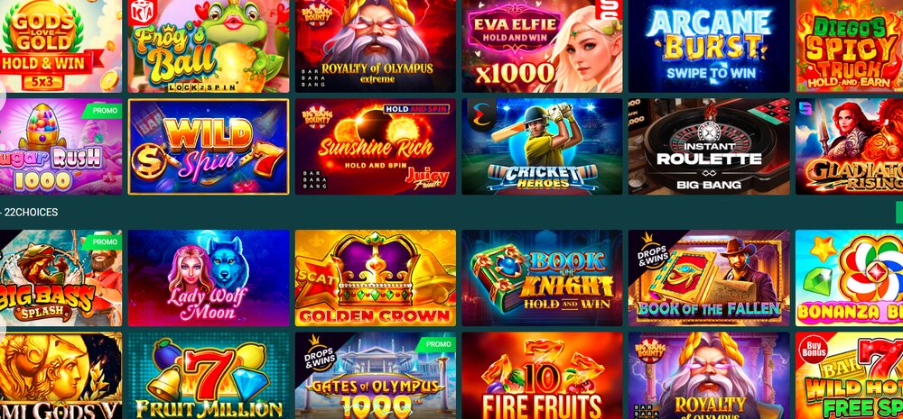 22casino HP FI